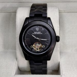 Blacked Out Rolex Oyster Perpetual Modification